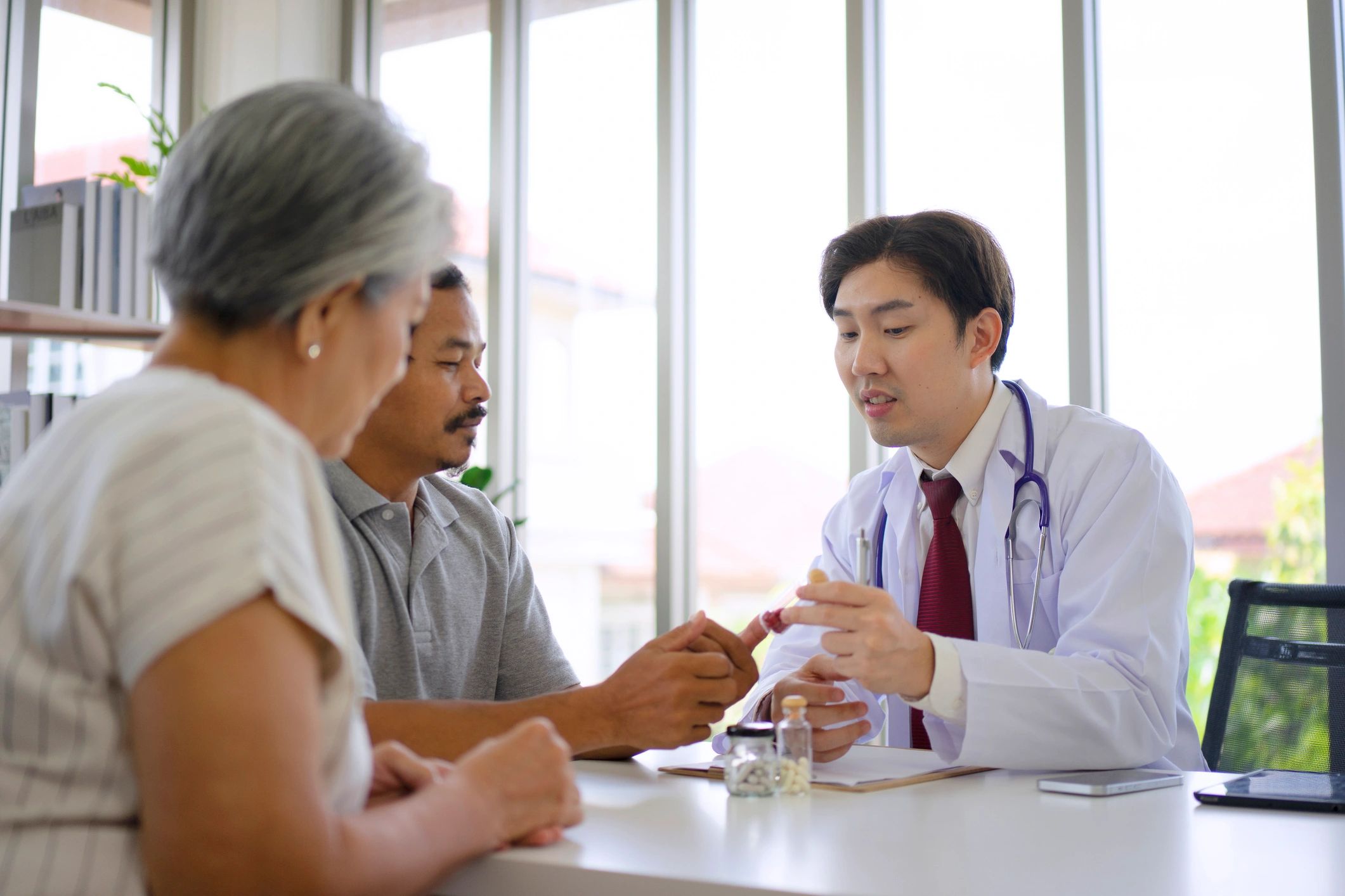 Senior health consultation